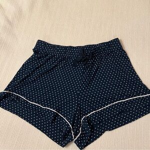 Victoria’s Secret modal navy white polka dot pajama shorts XS